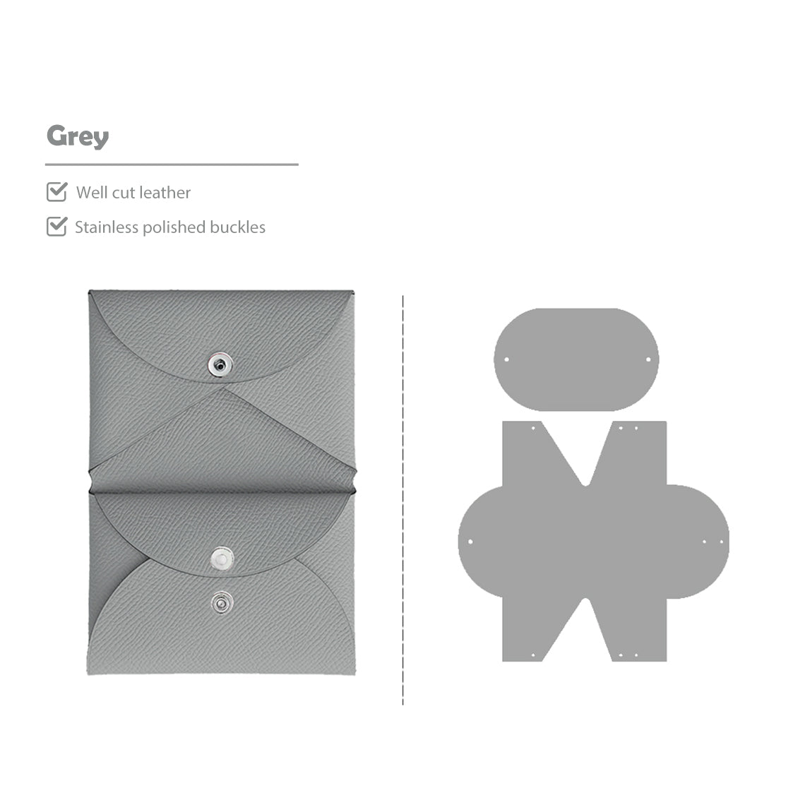 Wirkin® Epsom Leather Inspired Calvi Duo Card Holder DIY Kits