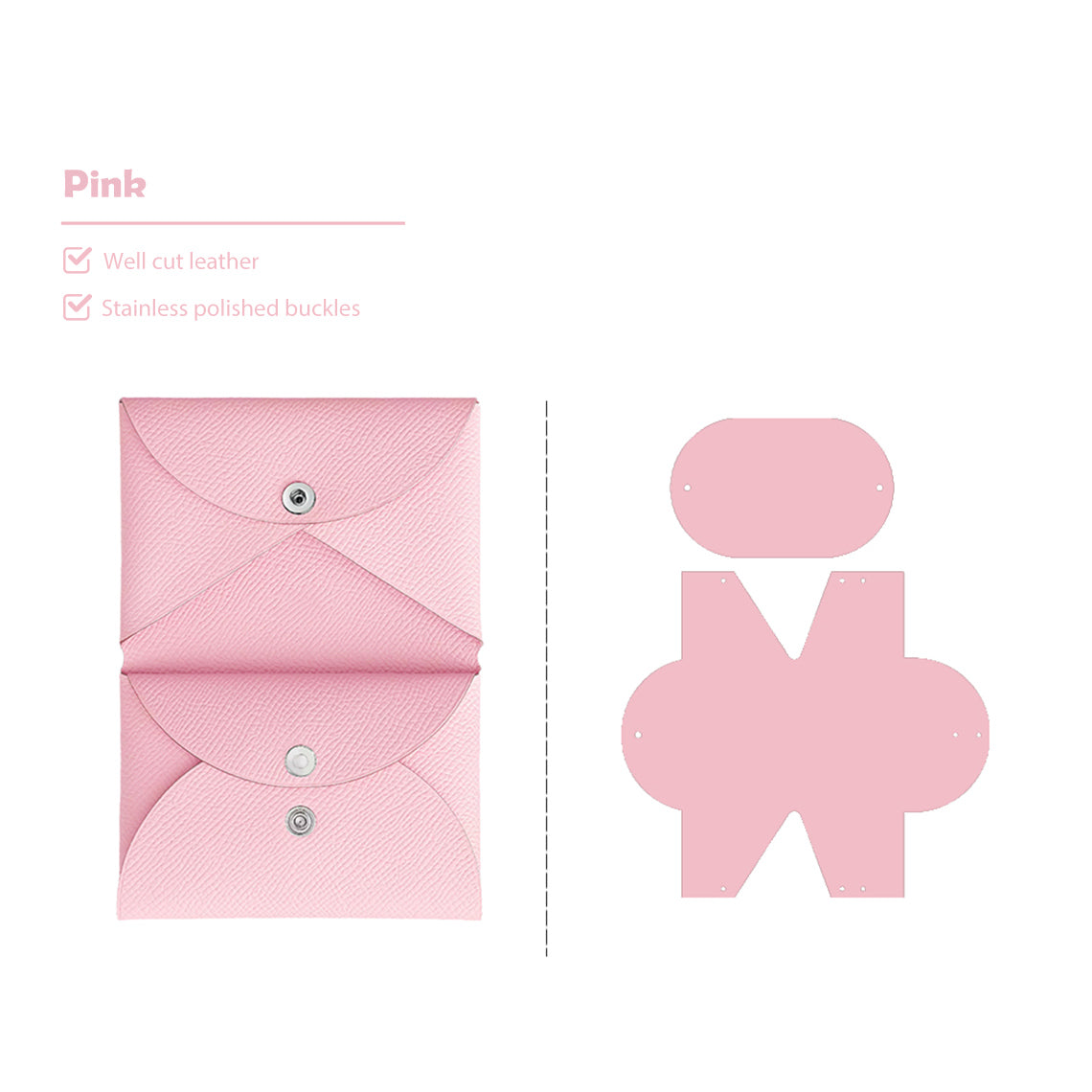 Wirkin® Epsom Leather Inspired Calvi Duo Card Holder DIY Kits