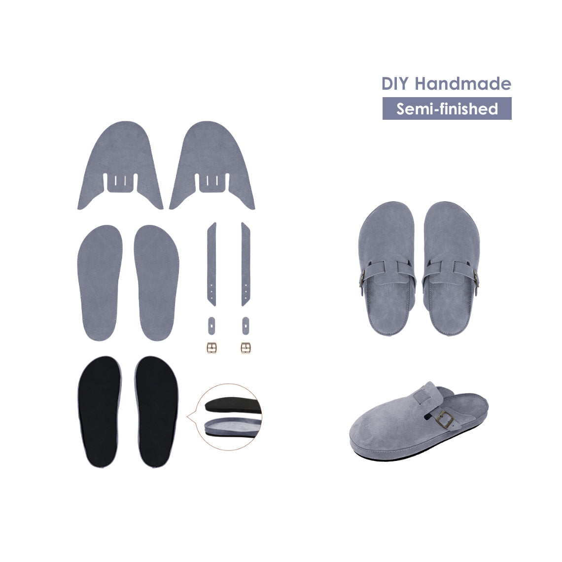 DIY Clog Making Kit | Handmade Leather Clog Slippers - Wirkin®
