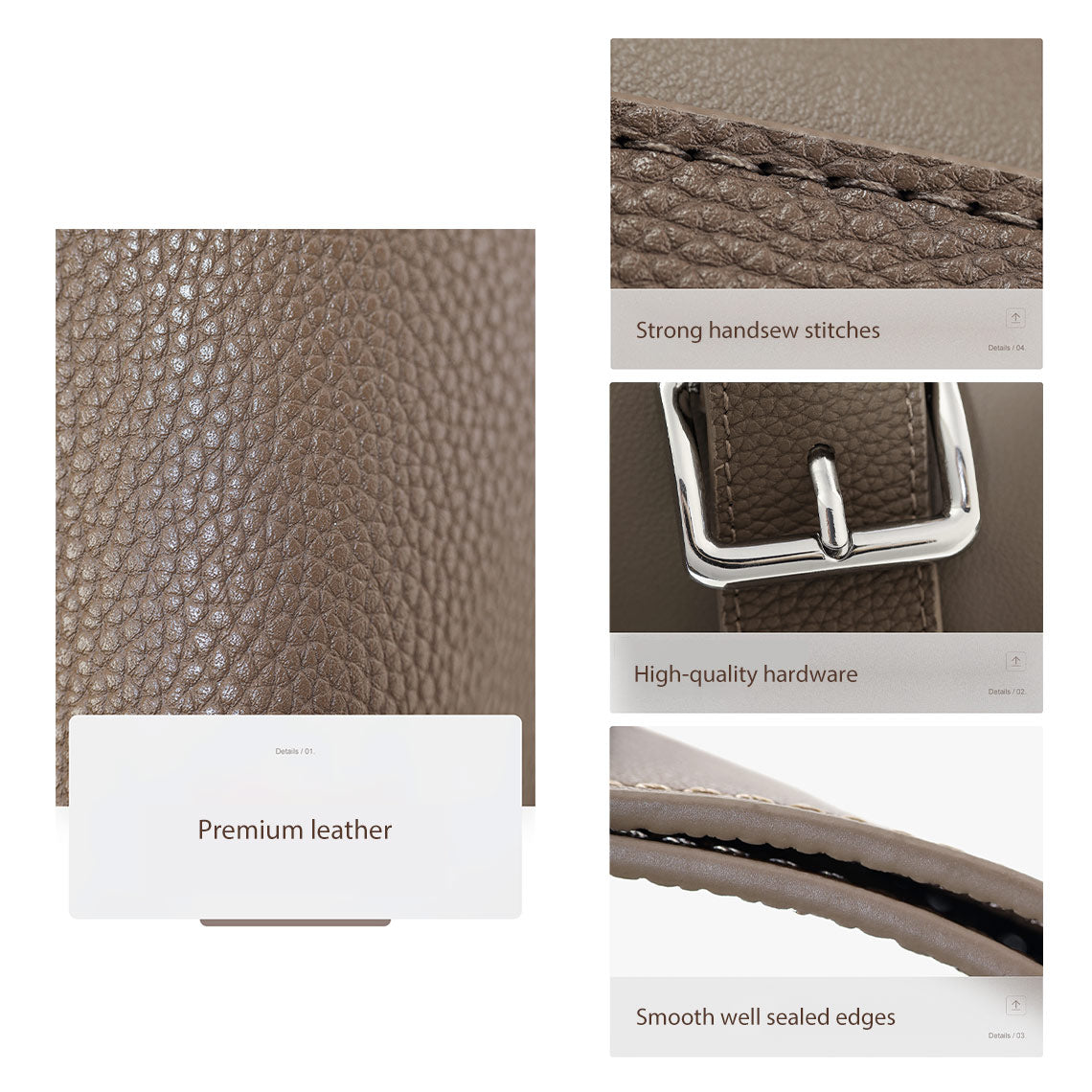 Wirkin® Leather Men's On Body Bag DIY Kit