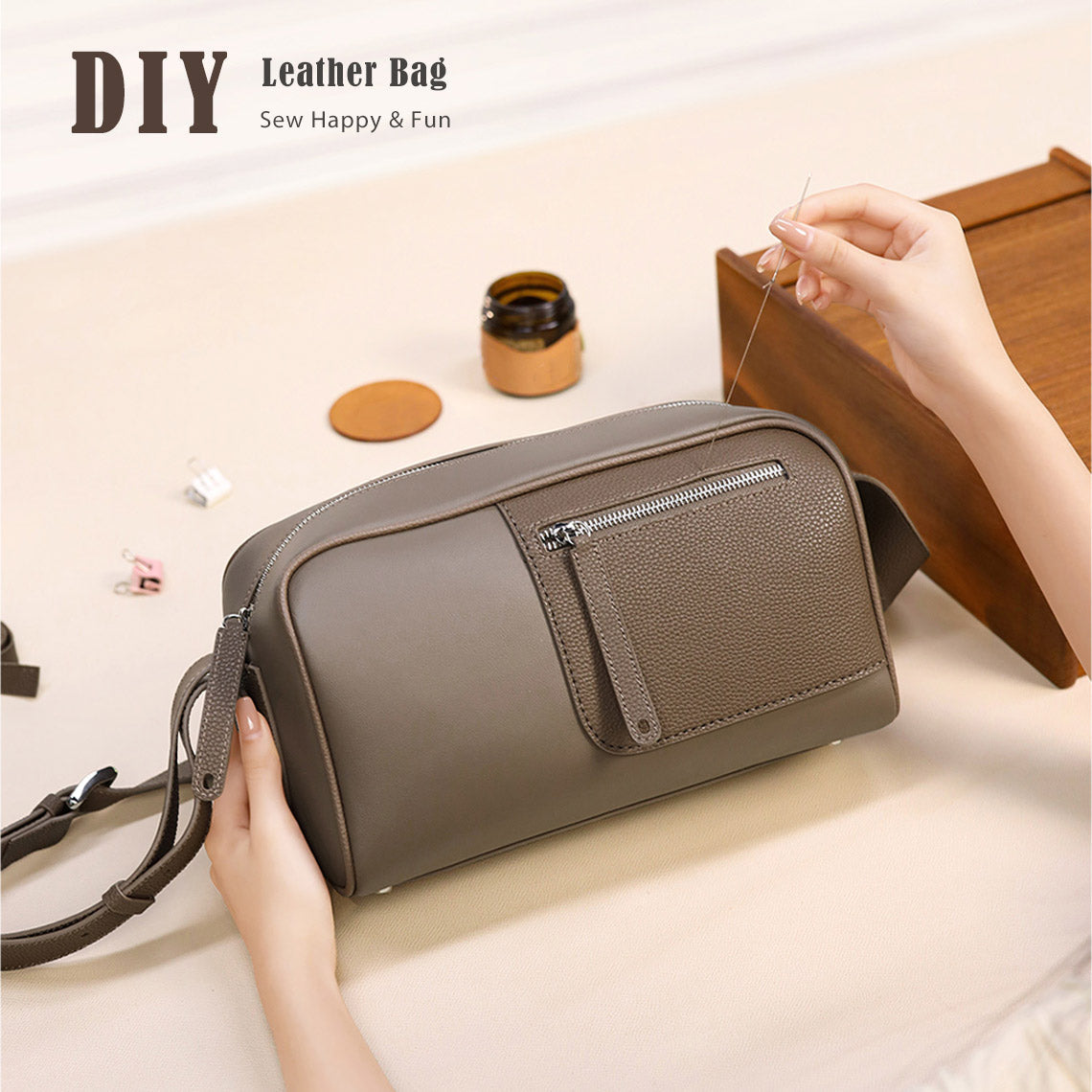 Leather Crossbody Bag Patterns | Make Your Own Bags with Wirkin® Kits