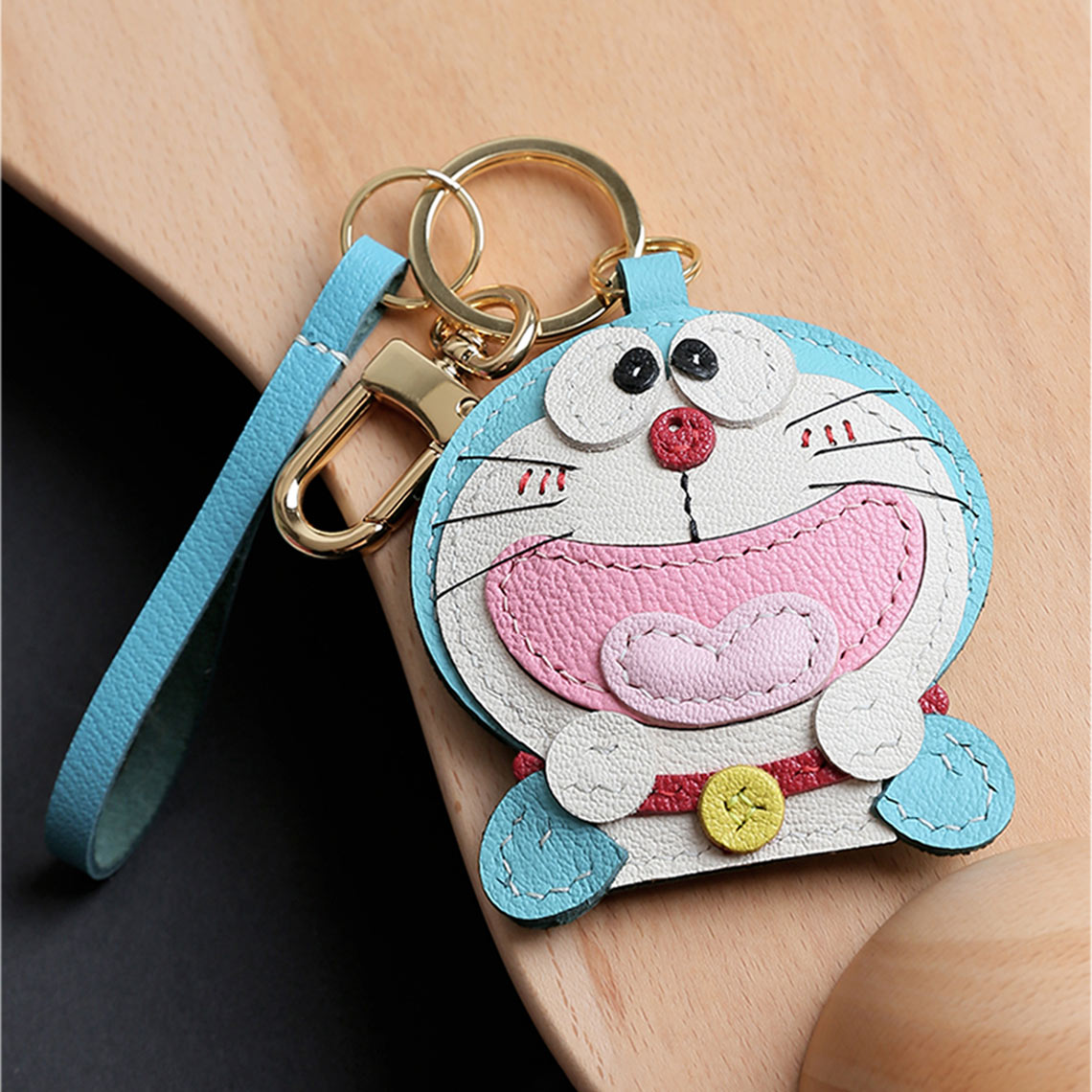 Doraemon Bag Charm DIY Kit | Leather Keychain Making Kit - Wirkin®