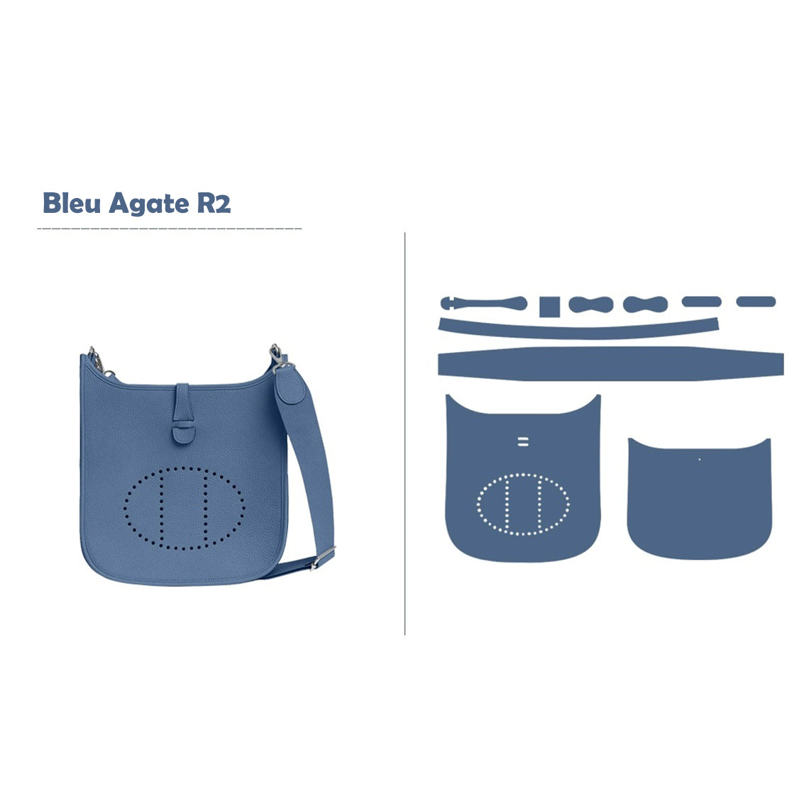 Wirkin® Full Grain Leather Inspired Eveline 29 Bag DIY Kits