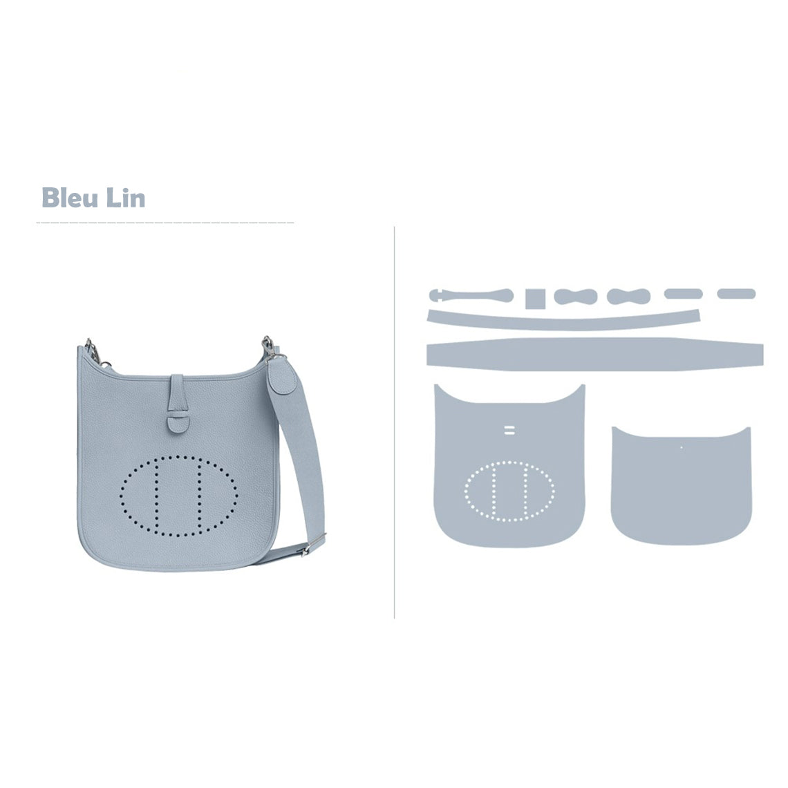Wirkin® Full Grain Leather Inspired Eveline 29 Bag DIY Kits