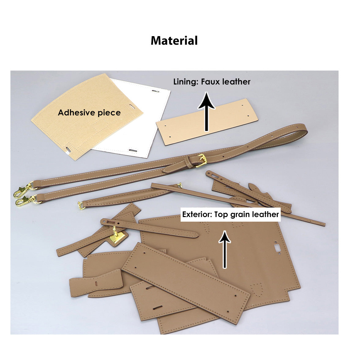Wirkin® Leather Dustbag Recycle Kelly Bag DIY Kit