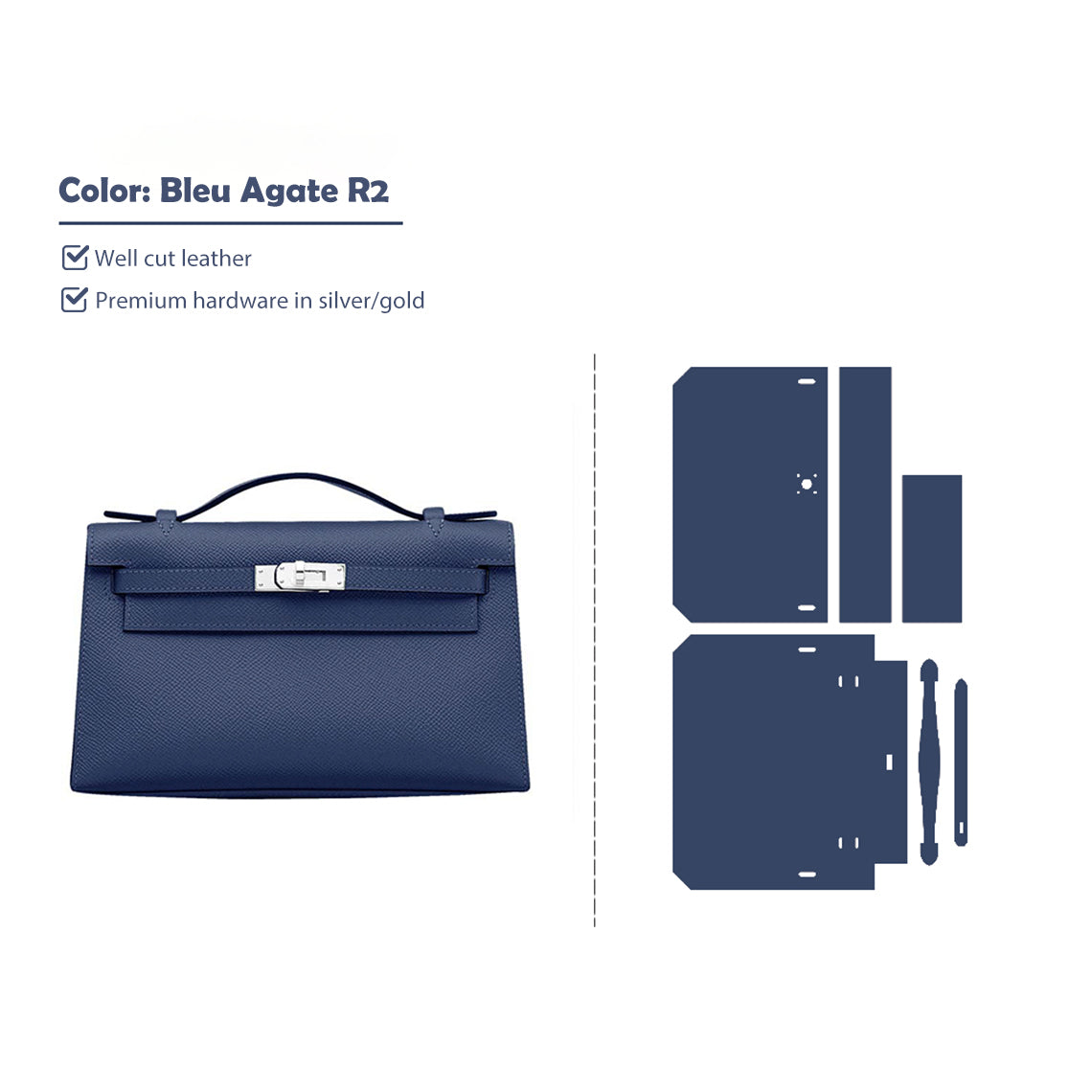 Real Leather Bag Kits | Homemade DIY Projects for Sewing Lovers - Wirkin®