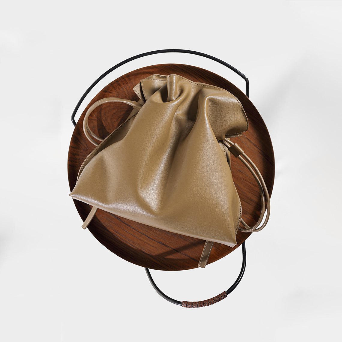 Inspired Large Flamenco Clutch Replica | Oak Brown Large Shoulder Bag - Wirkin®