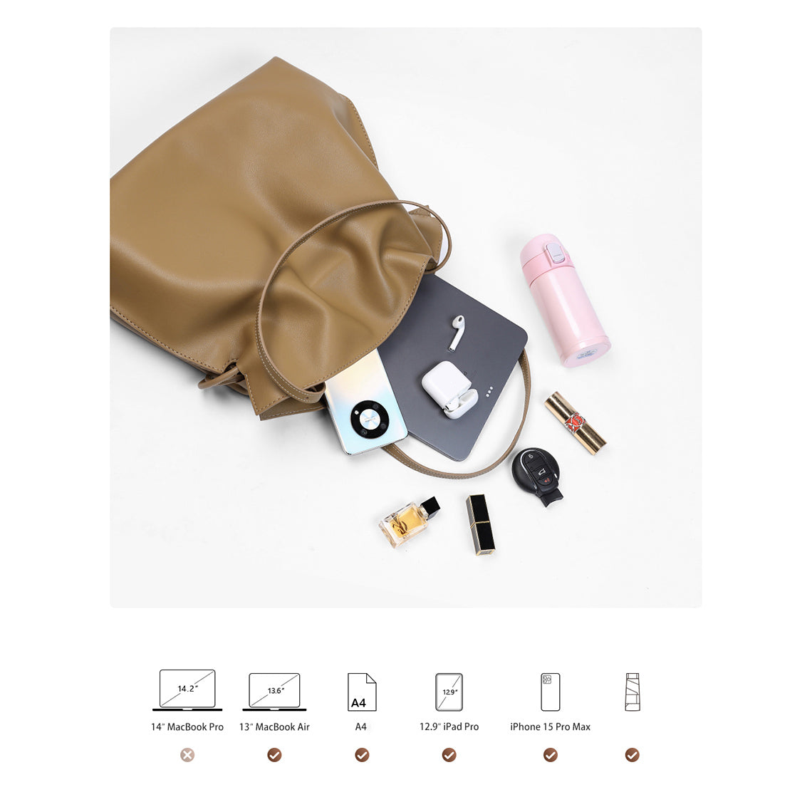 Wirkin® Leather Drawstring Shoulder Backpack DIY Kits