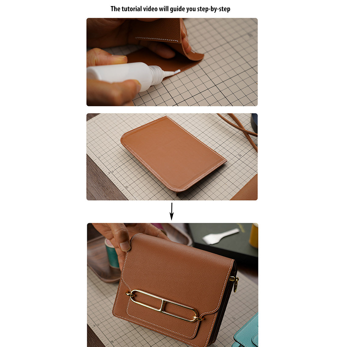 DIY Roulis Leather Bag Making Kit - Beginner Leathercraft Project - Wirkin®