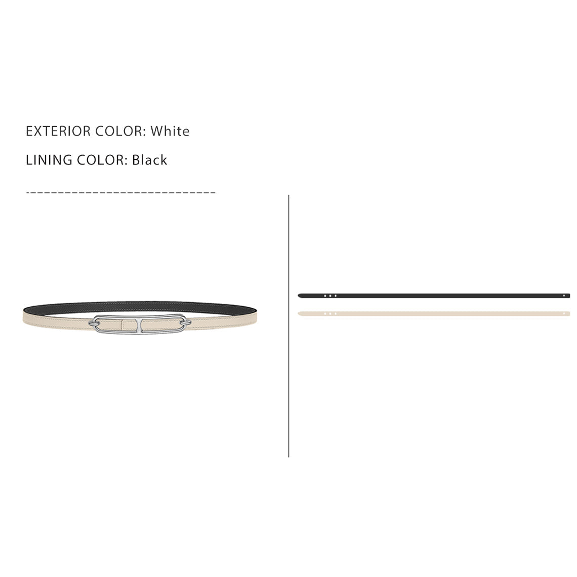 Wirkin® Leather Inspired Roulis Slim Belt DIY Kits