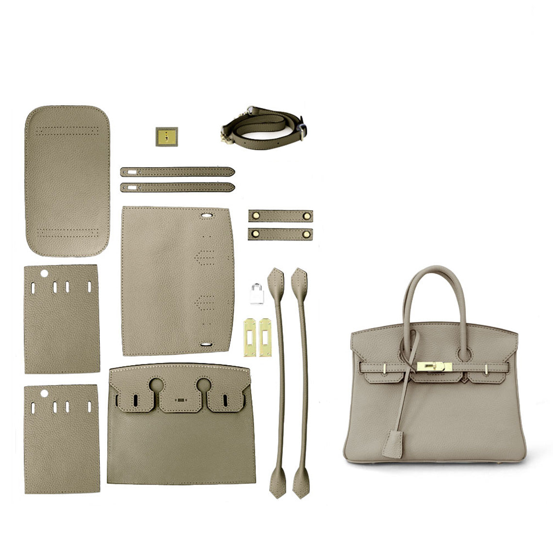 Leather Handbag Patterns | Semi-finished DIY Bag Kits - Wirkin®