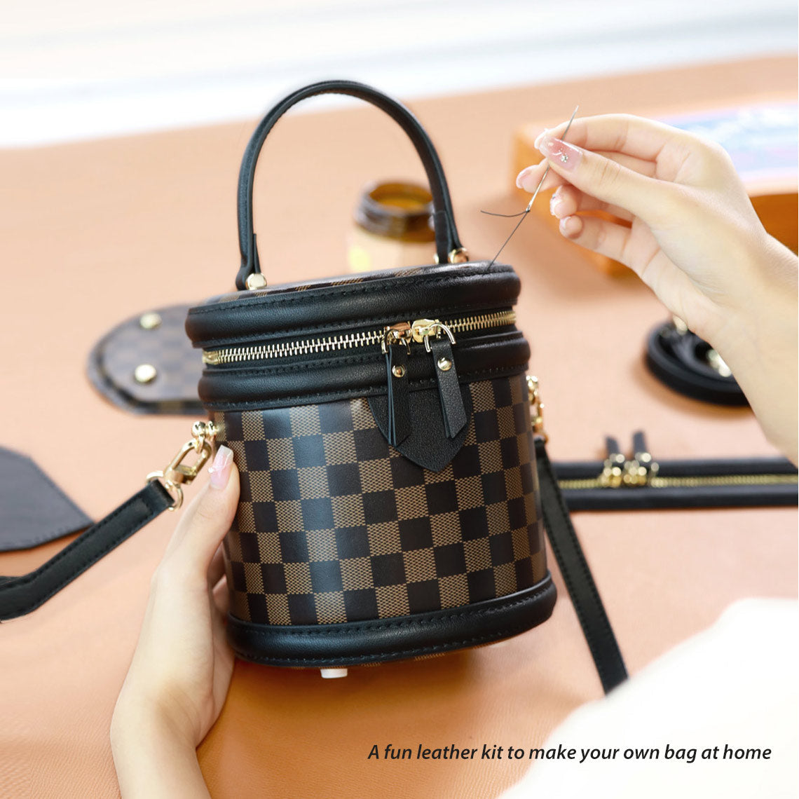 A Leather Kit to Make Your Own Bag | DIY Kits Homemade Projects - Wirkin®