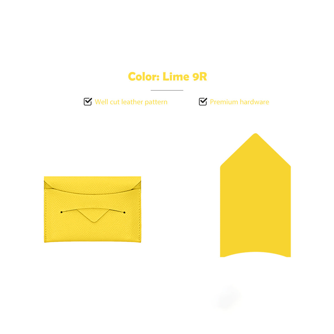Wirkin® Full Grain Leather Classic Envelope Card Holder DIY Kits
