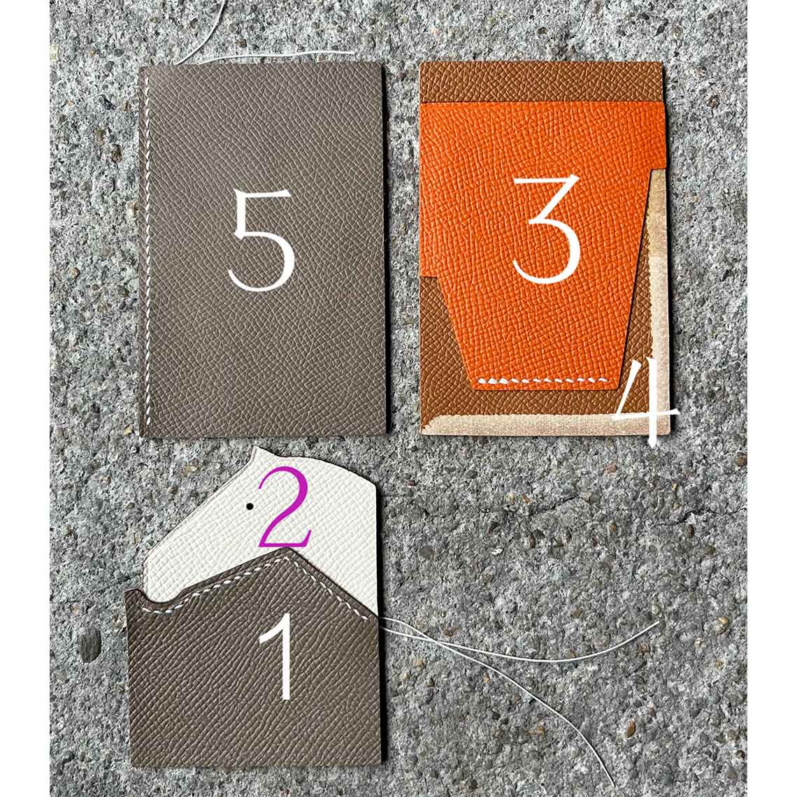 Leather Card Holder Patterns | Semi-finished Leather Kits for Beginners - Wirkin®