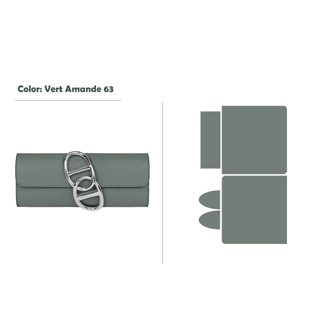 Wirkin® Full Grain Leather Evening Clutch DIY Kit - Advanced DIY Kits