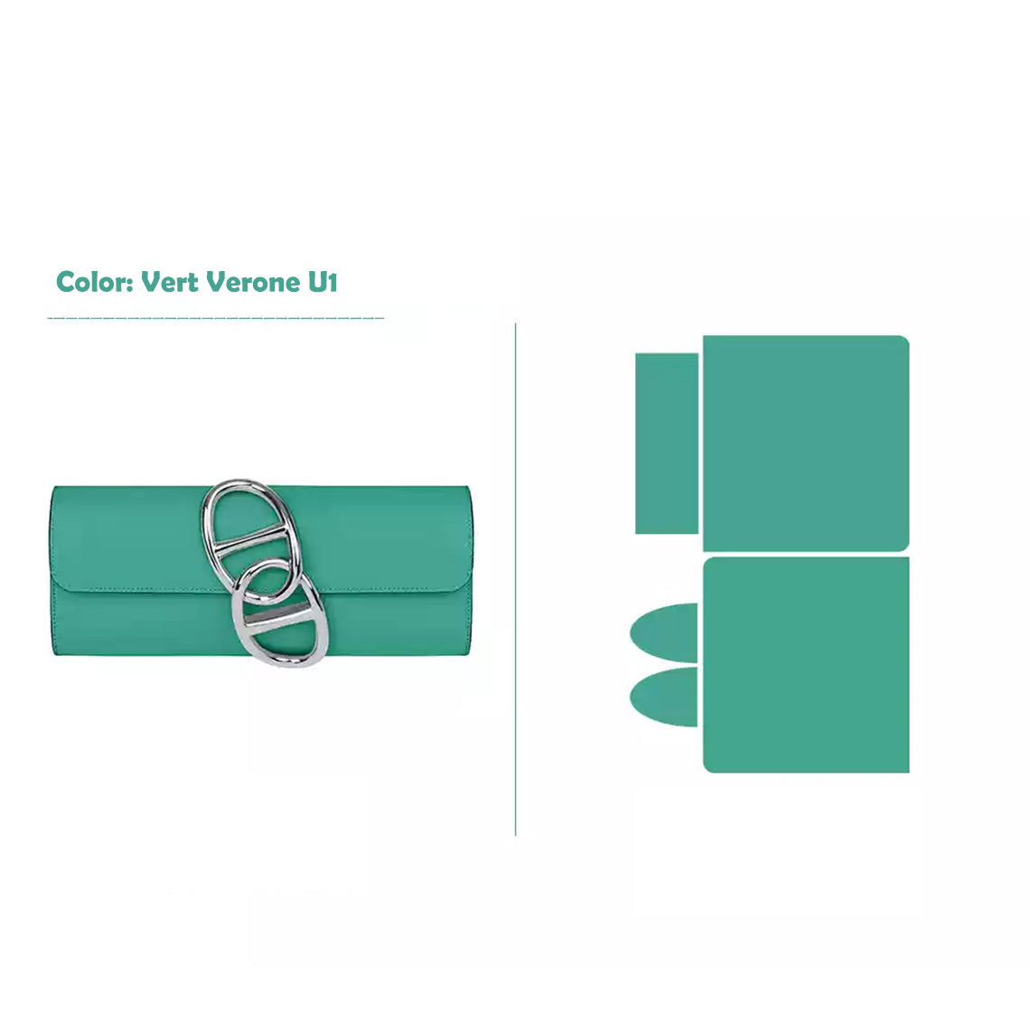 Wirkin® Full Grain Leather Evening Clutch DIY Kit - Advanced DIY Kits