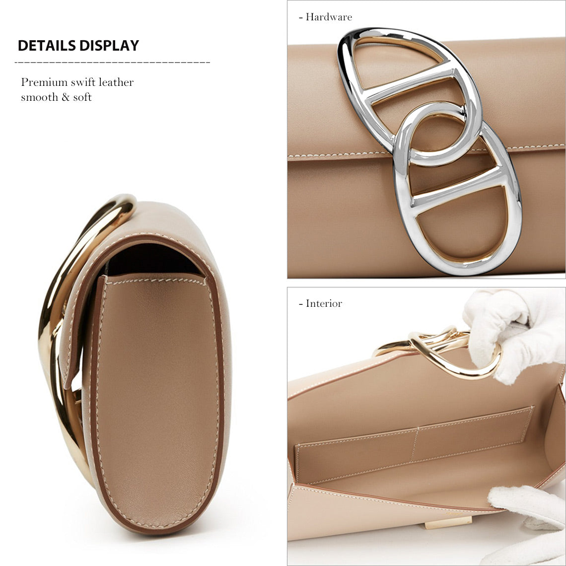 Wirkin® Full Grain Leather Evening Clutch DIY Kit - Advanced DIY Kits