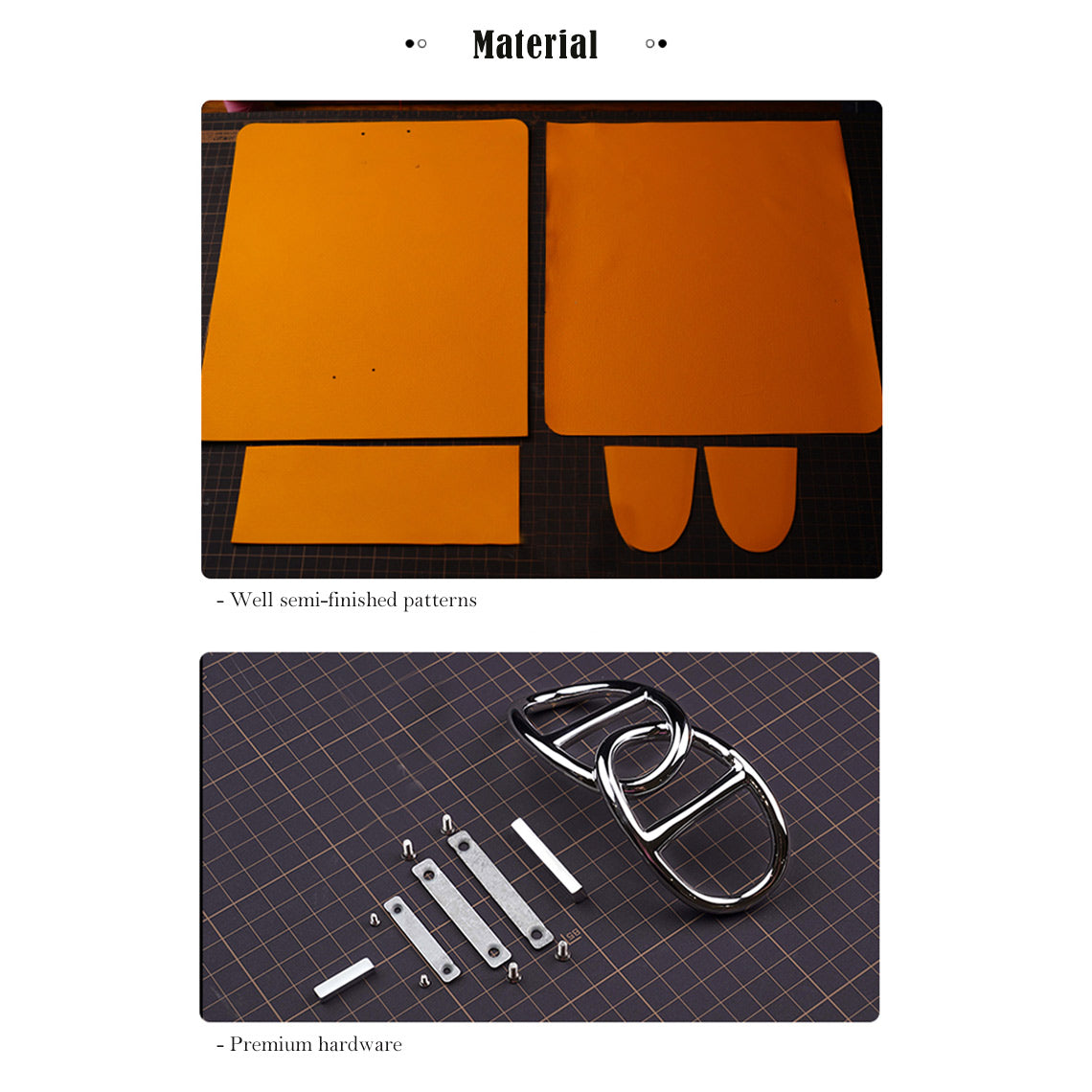 Semi-finished Leather Patterns DIY Bag Kits | A Leather Kit to Make Your Own Bags - Wirkin®