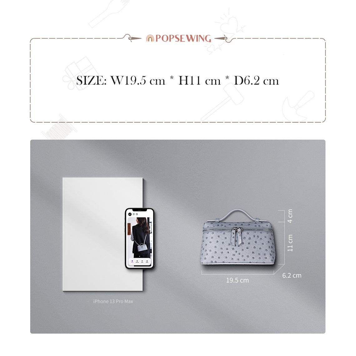 DIY Loro Piana Bag Finished Bag Size - Wirkin®