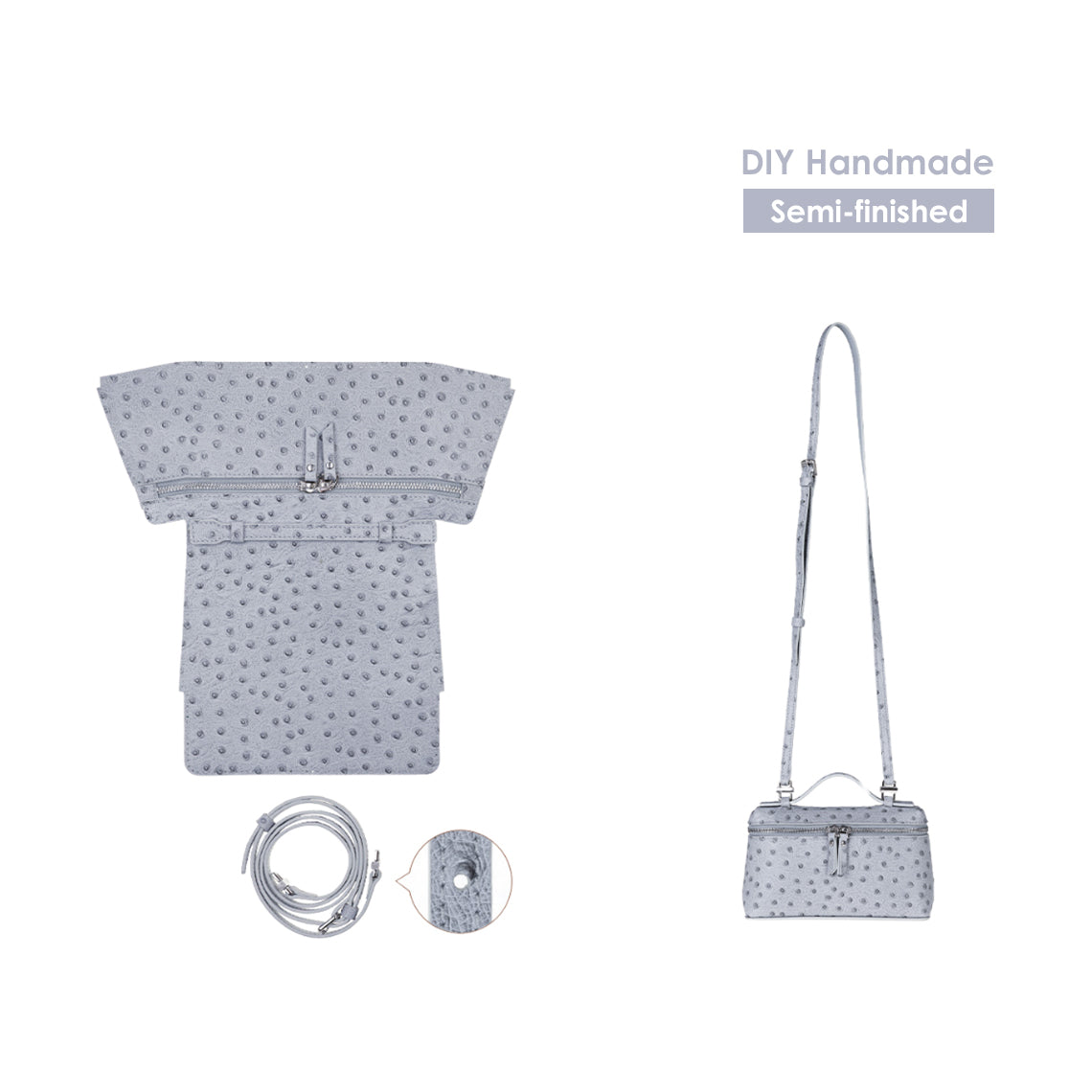 DIY Loro Piana Crossbody Bag Kit | Creative DIY Leather Kits - Wirkin®