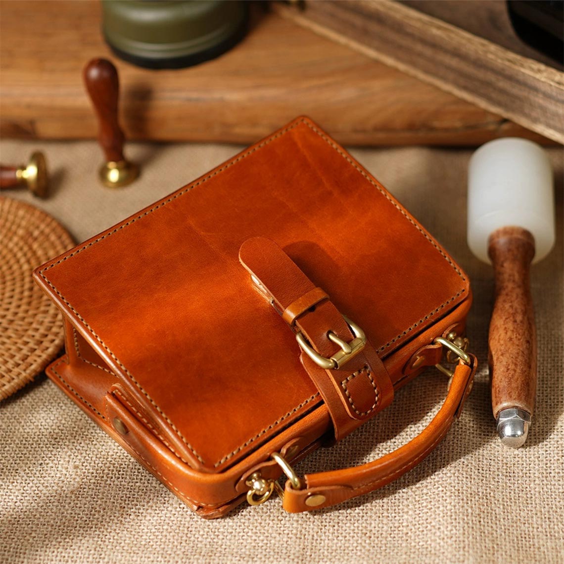 Handmade Leather Bag Doctor Bag by Wirkin® DIY Bag Kits