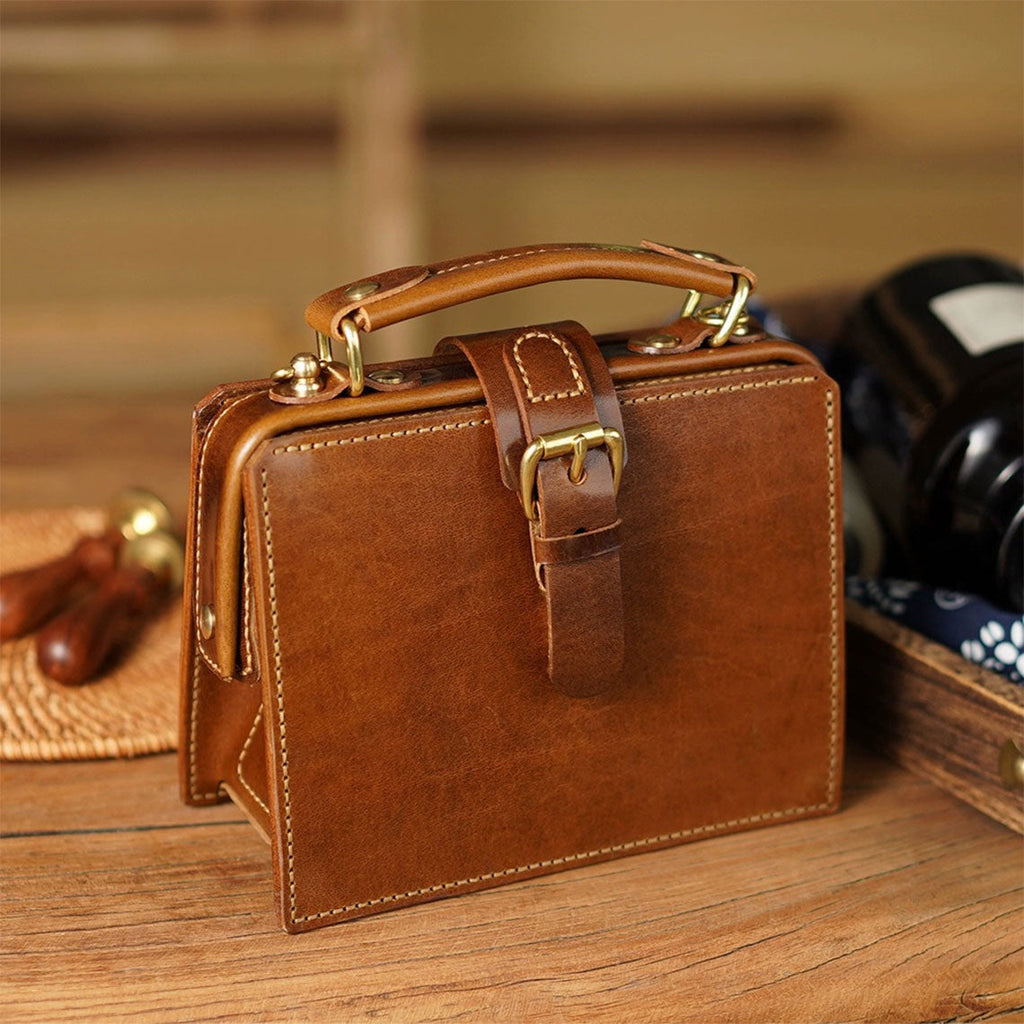 DIY Doctor Bag Kit | Vegetable Tanned Leather Bag Making Kits - Wirkin®