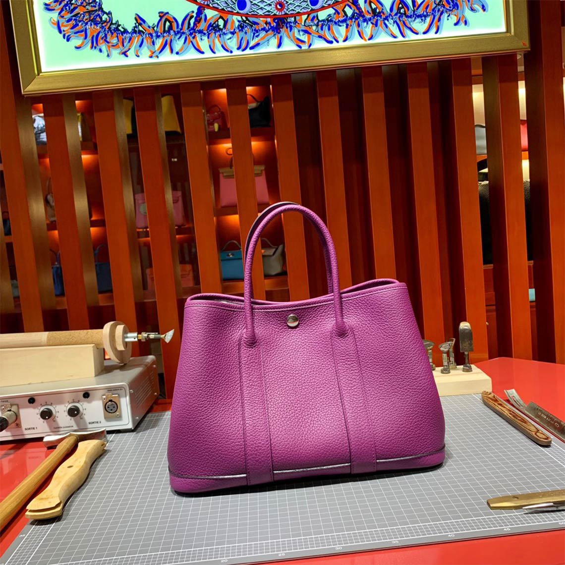 Inspired Purple Garden Party Bag | DIY Handmade Bag Making Kits - Wirkin®