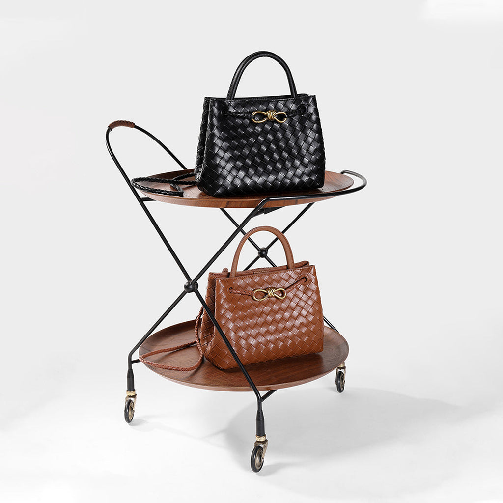 Classic Designer Woven Intrecciato Handbag for Women | DIY Handbags - Wirkin®