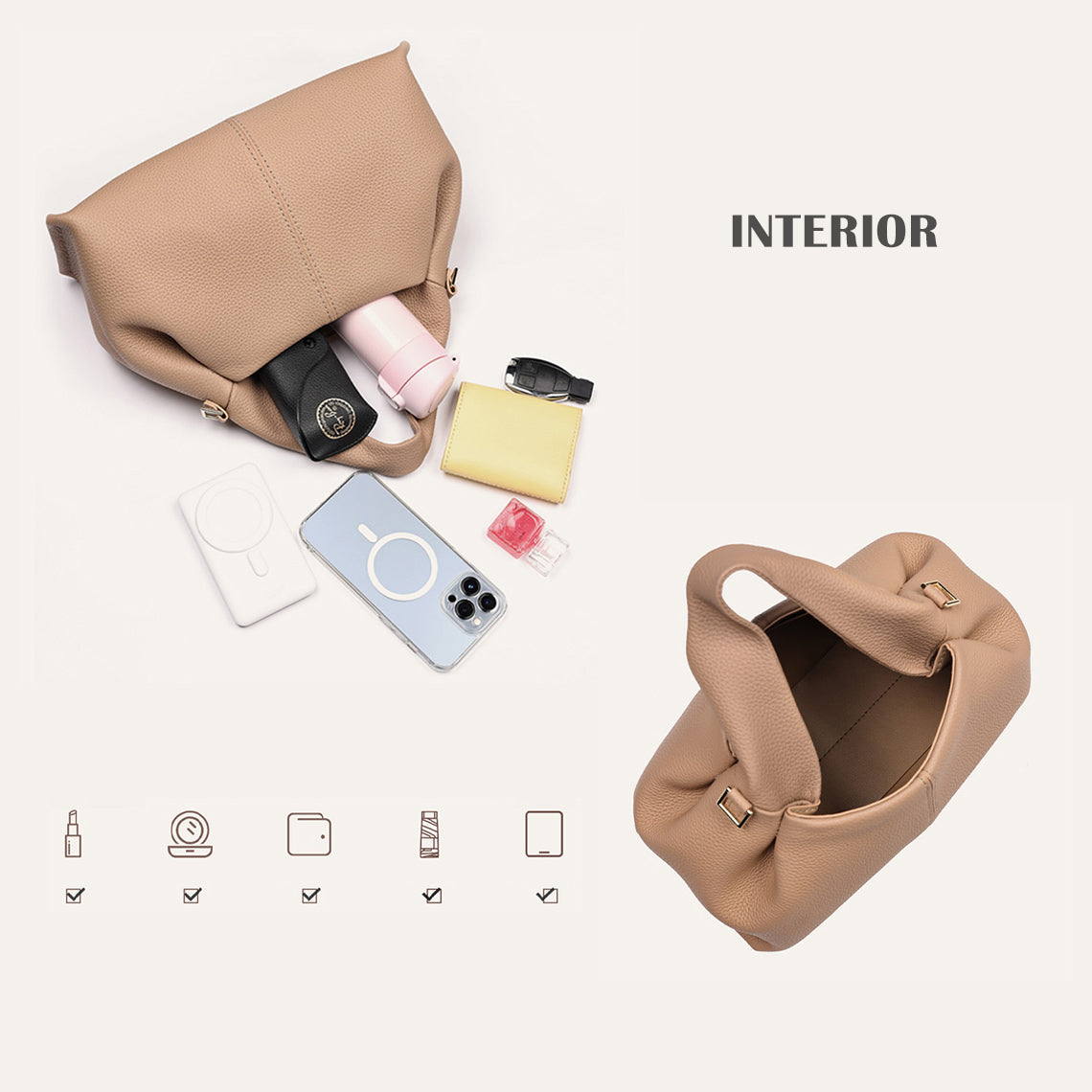Inspired Designer Handbag Interior - Wirkin®