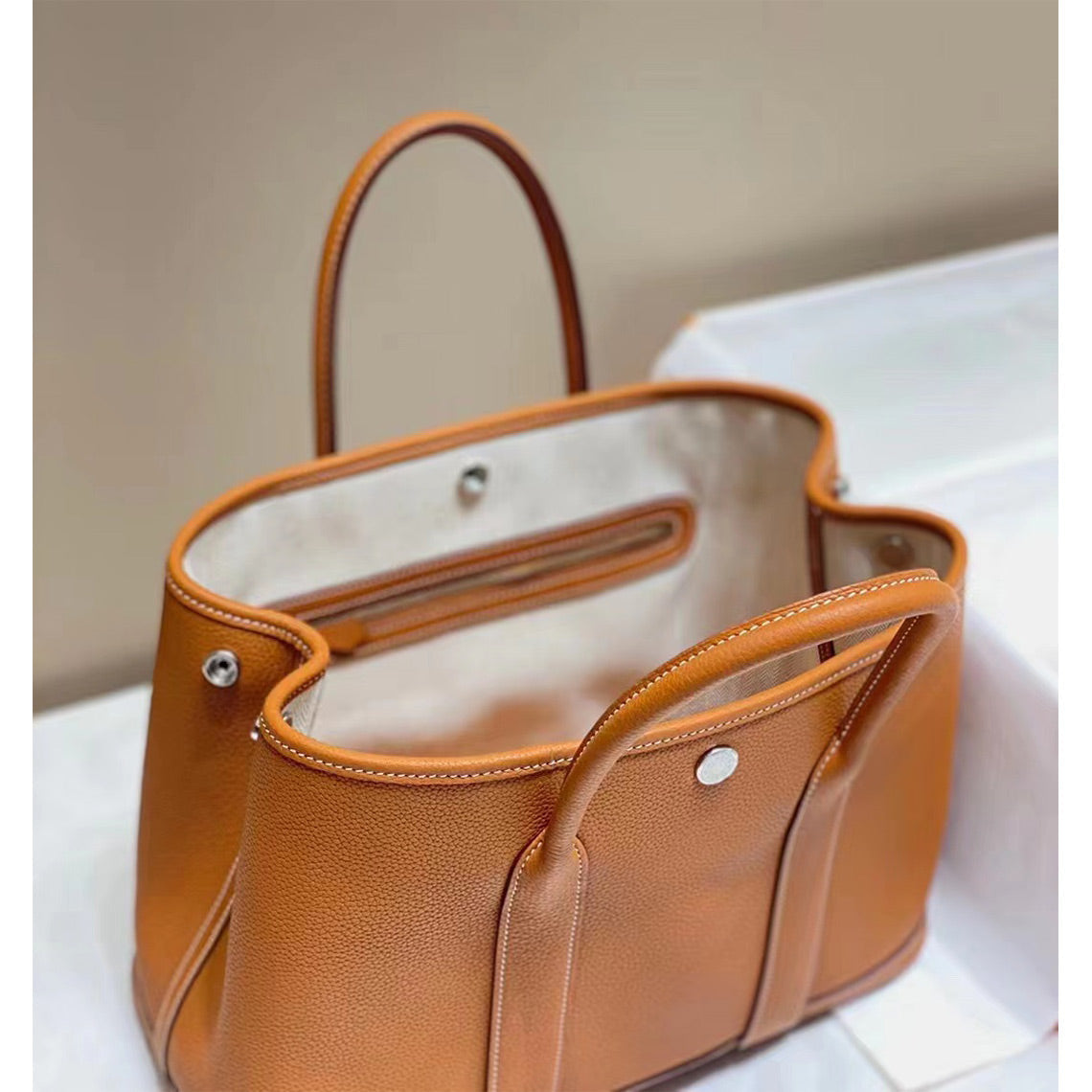 Handmade Brown Garden Party Bag | DIY Women Handbag - Wirkin®