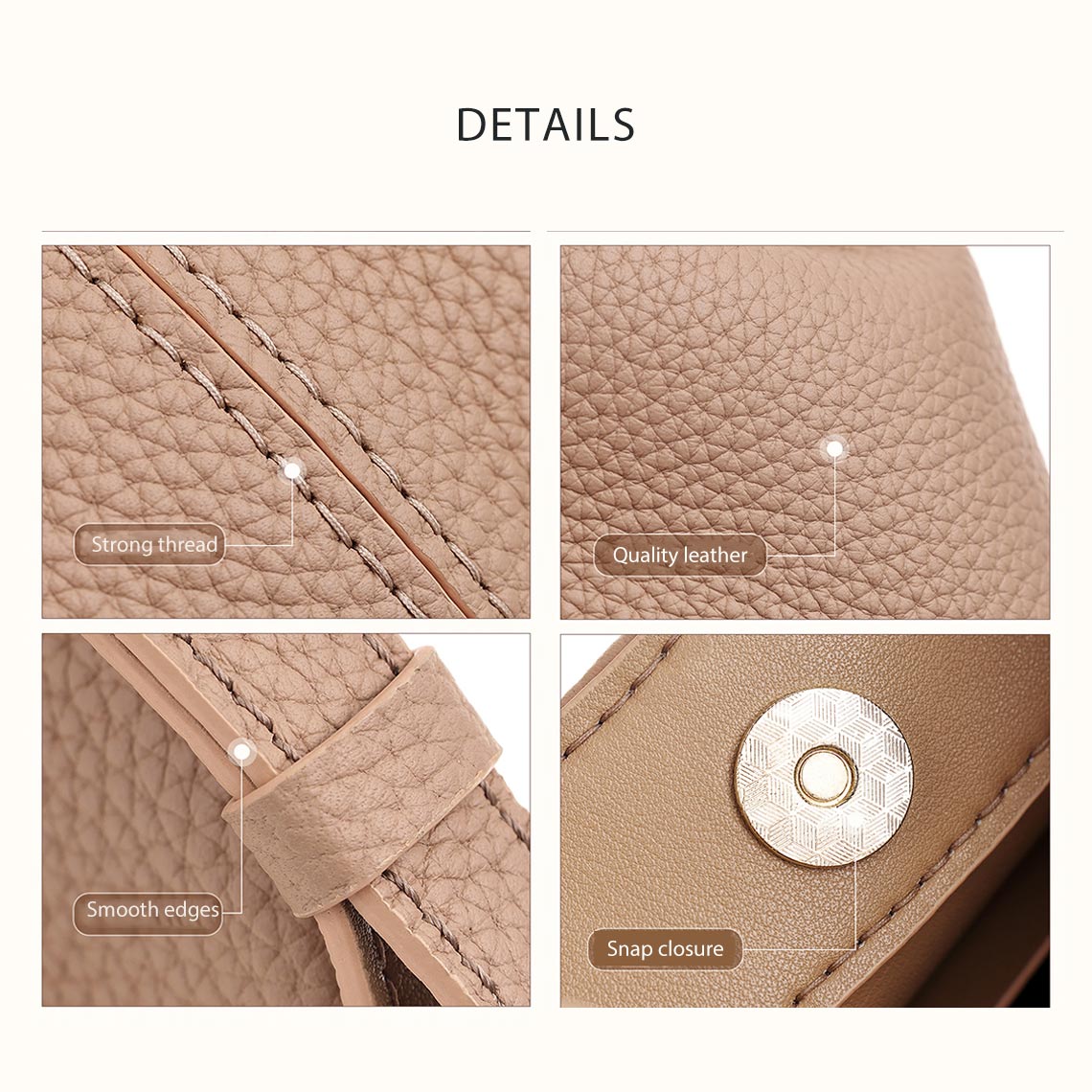 Wirkin® Top Grain Leather Cloud Bag DIY Kits