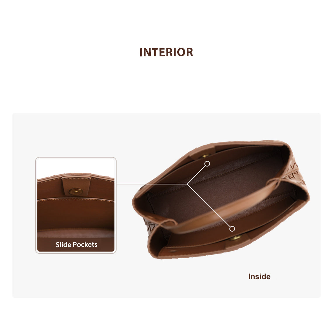 Wirkin® Leather Small Intrecciato Tote DIY Kits