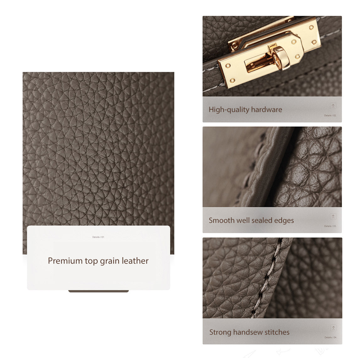 Wirkin® Top Grain Leather New Kelli Bag DIY Kit