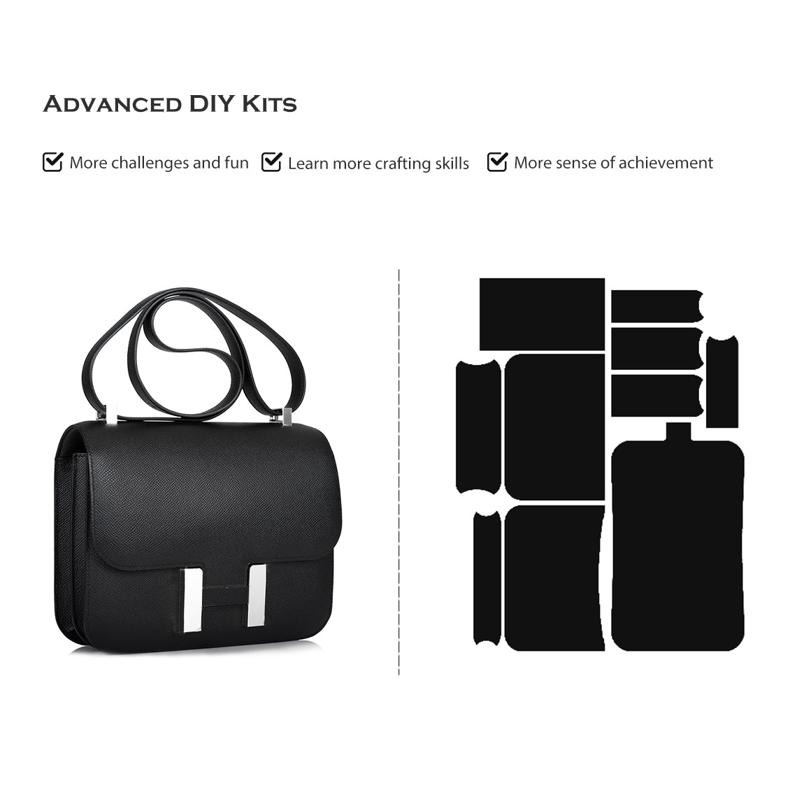DIY Leather Bag Kit | Advanced Leather Project Designer Bag - Wirkin®