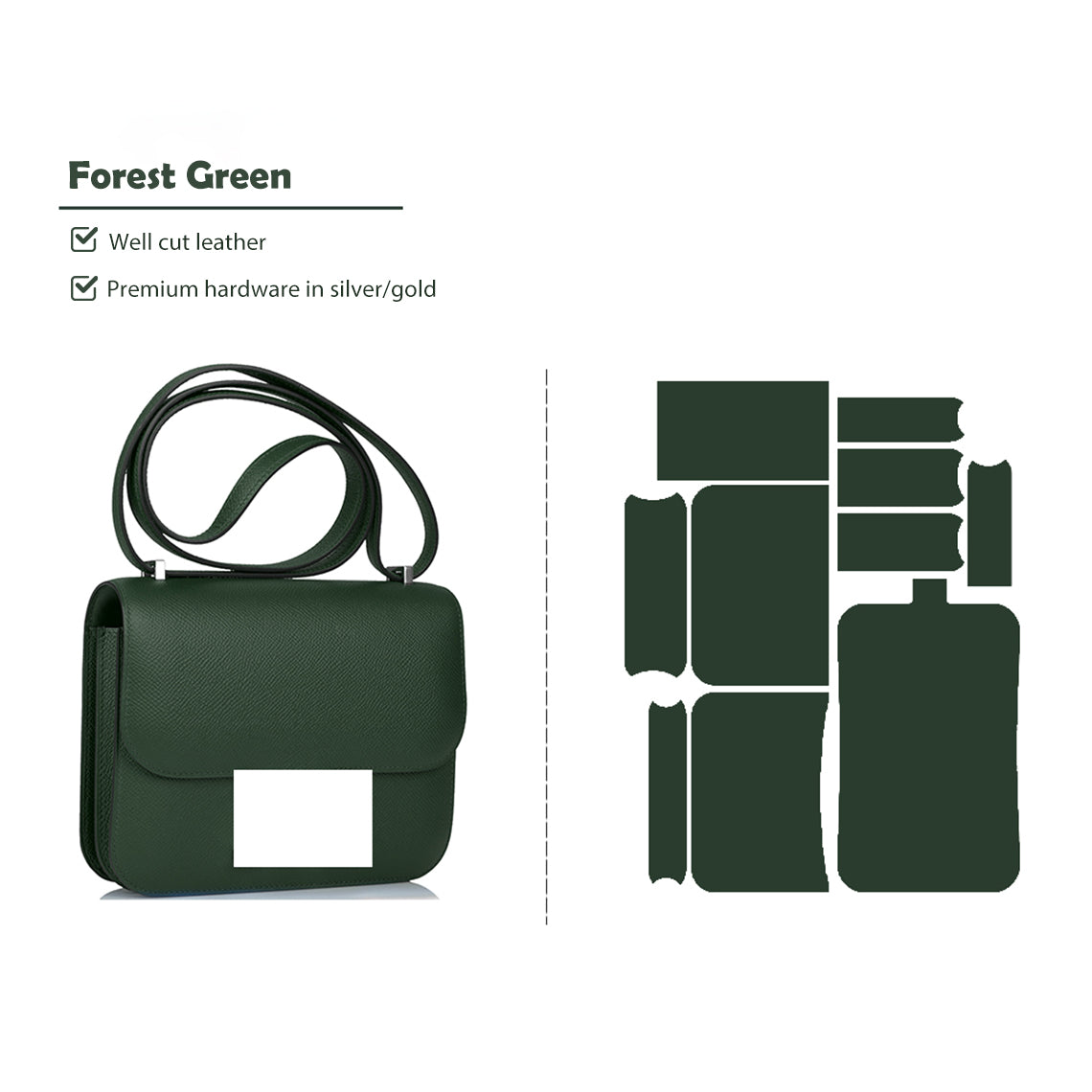 Wirkin® DIY Leather Kits | Inspired Constance Bag Sewing Kit