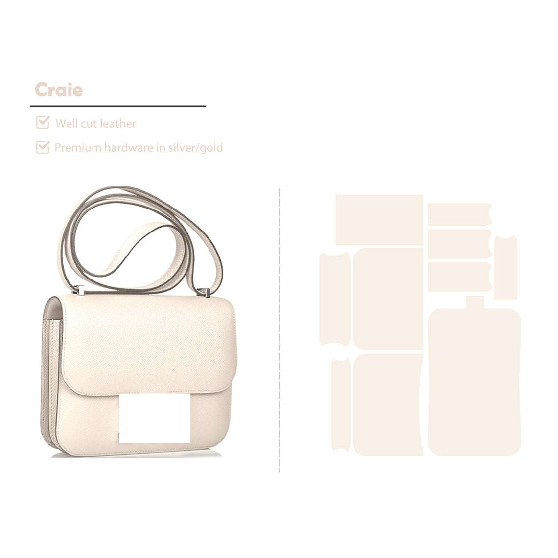 Wirkin® Full Grain Leather Inspired Kanstance Bag - Advanced DIY Kits