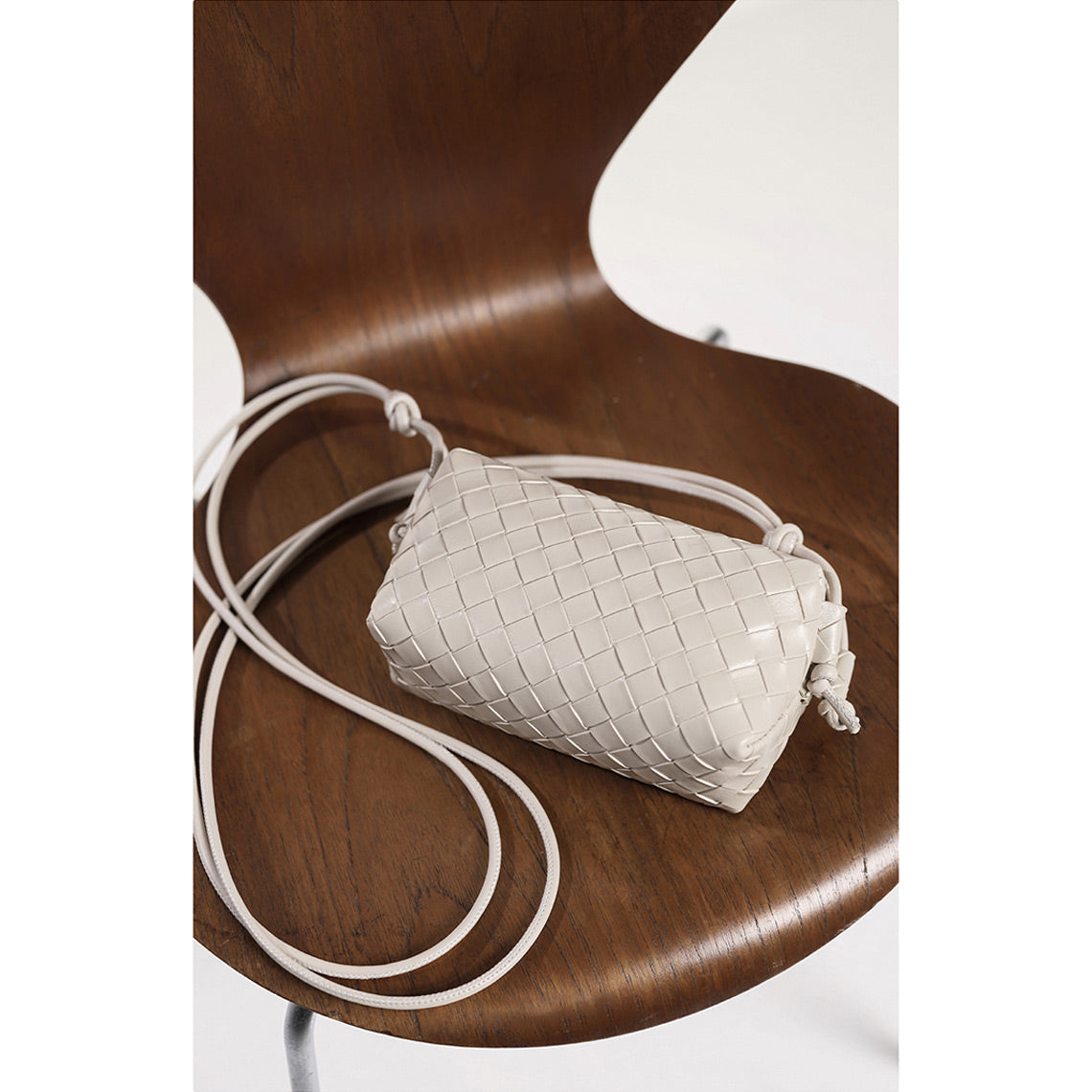 White Woven Leather Bag | Wirkin® DIY Bags