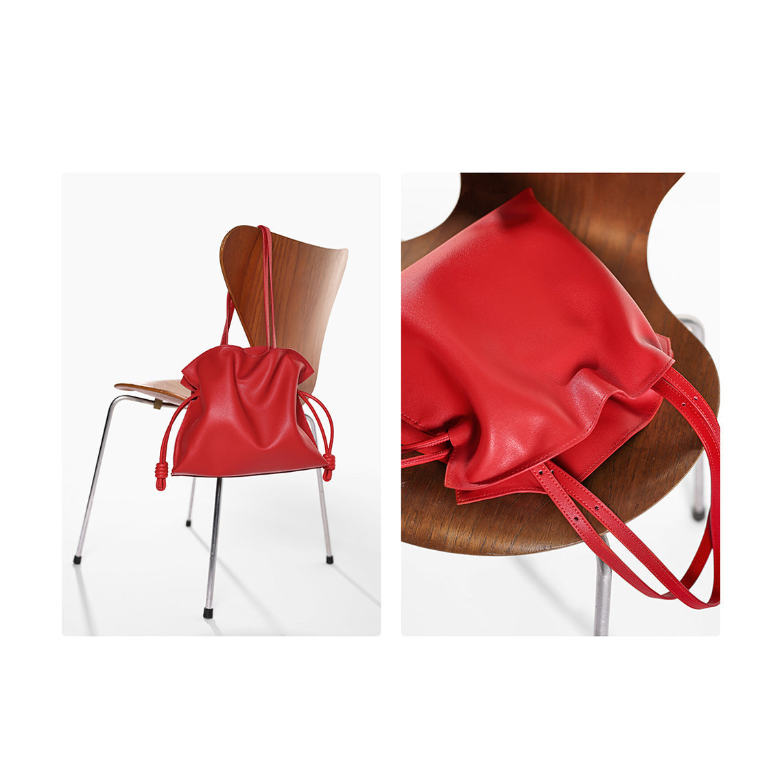 Small Red Leather Bag for Women | DIY Handbag Kits - Wirkin®