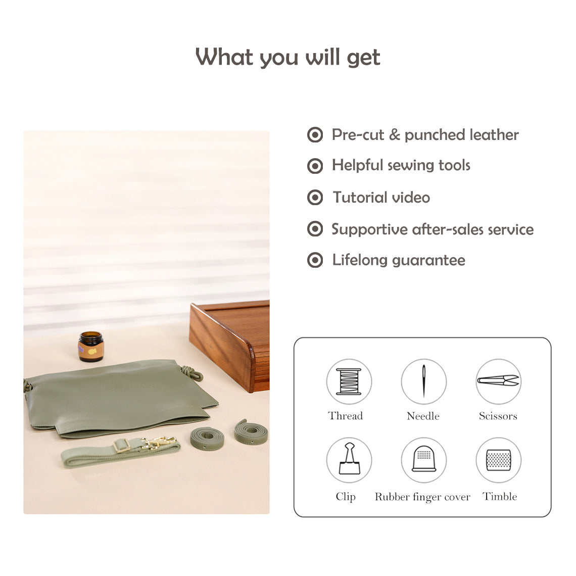 Wirkin® DIY Bag Kits Include All Leather Patterns, Tools and Instructions - Wirkin®