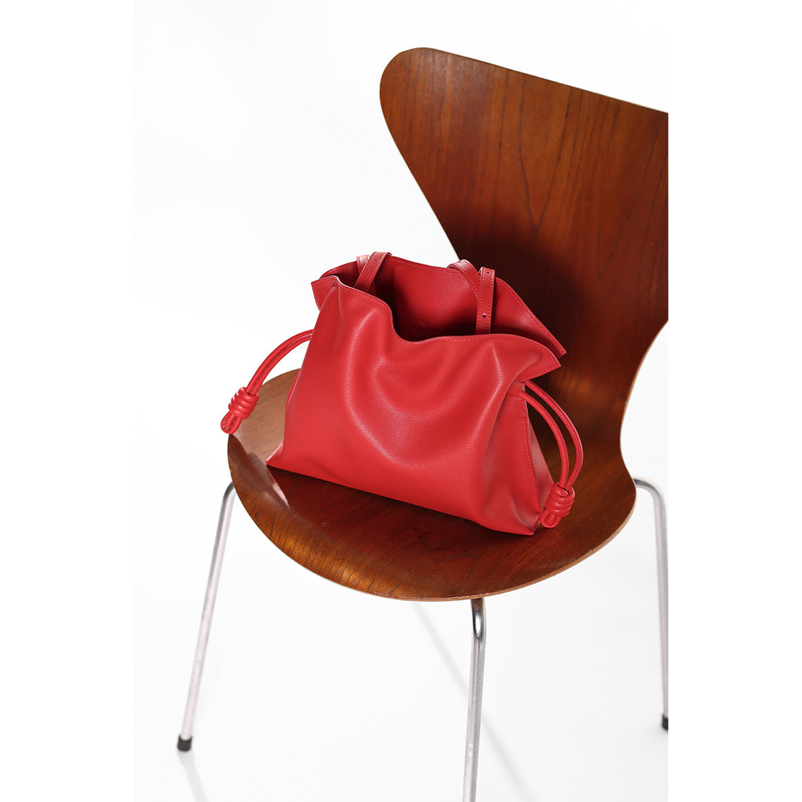 Red Leather Bucket Bag | Make Your Own Leather Bag with Wirkin® Kits