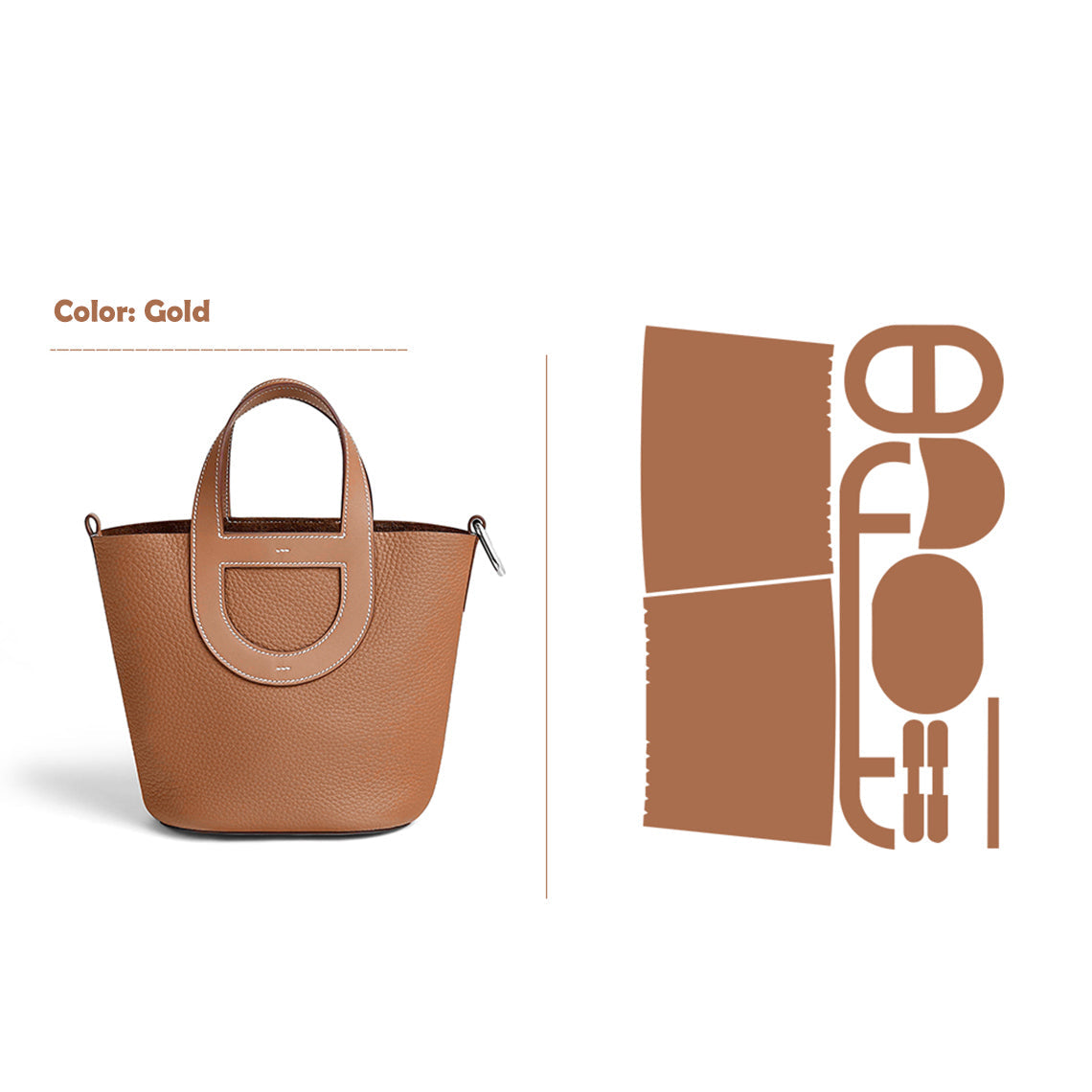 Wirkin® Full Grain Leather Inspired Loop Handbag - Advanced DIY Kit