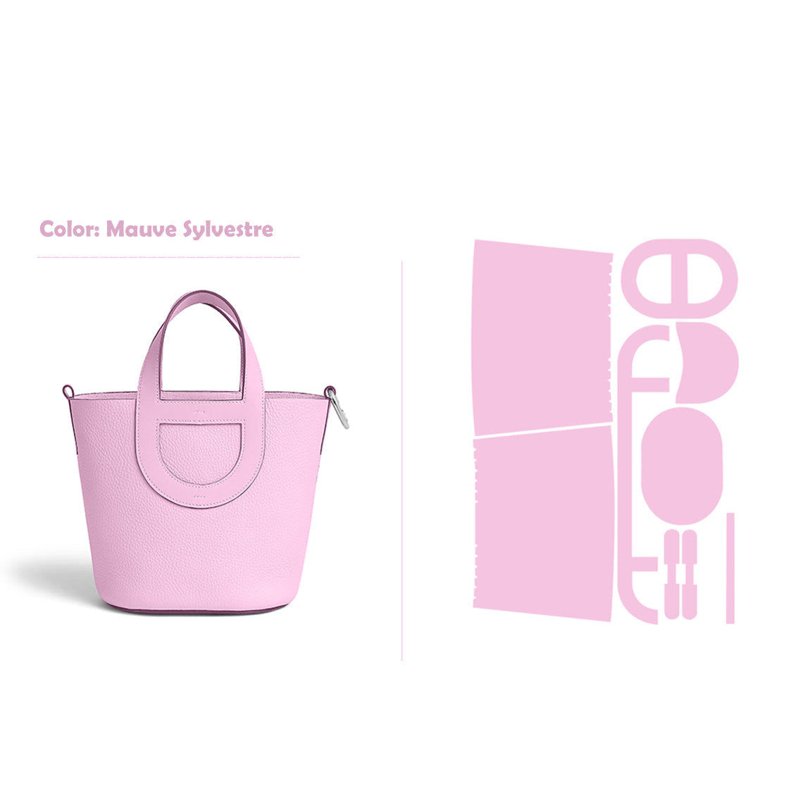 A Leather Kit to Make Your Own Bag | The Loop Handbag in Pink - Wirkin®