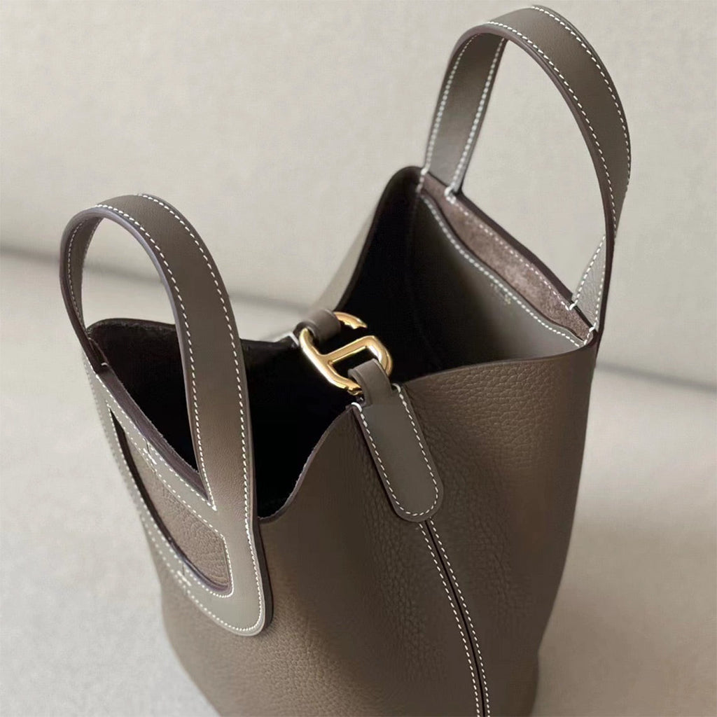 The Loop Bucket Handbag with Gold Hardware | Classic Handbags for Women - Wirkin®