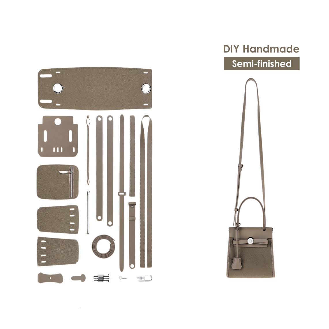 Inspired Mini Herbag DIY Kit | Leather Patterns to Make Your Own Bag - Wirkin®
