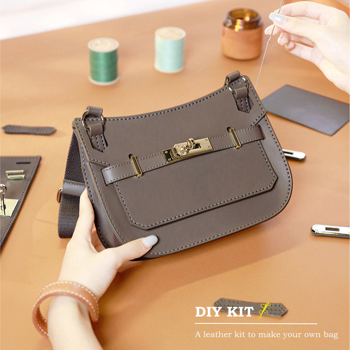 DIY Leather Bag Kit | How to Make a Leather Purse - Wirkin®