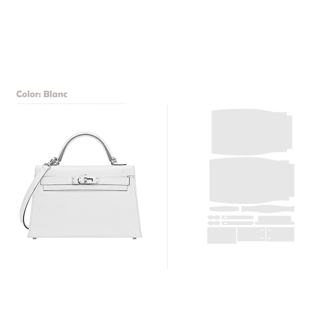 Wirkin® Full Grain Leather Mini Kylie Handbag - Advanced DIY Kit
