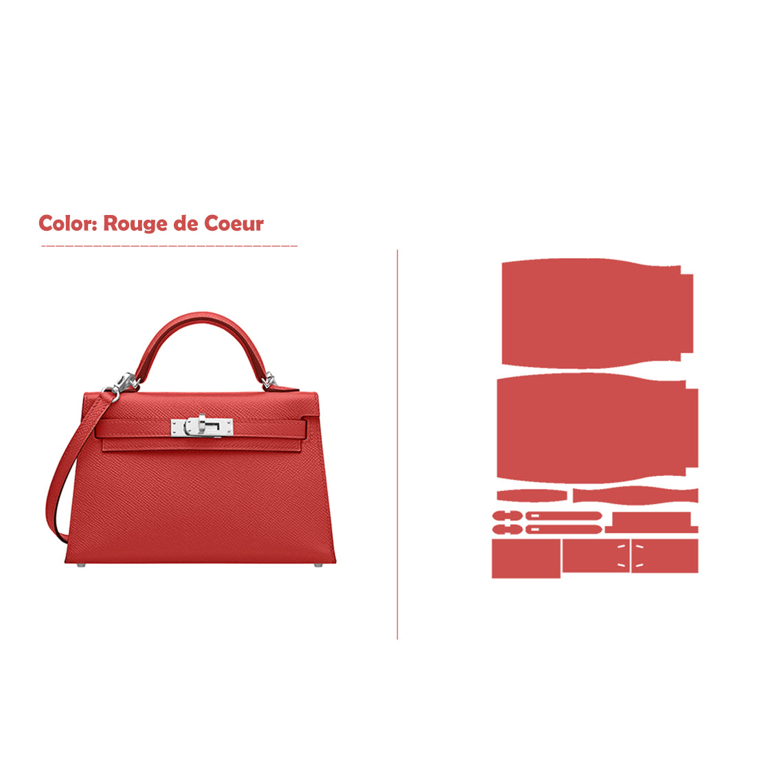 Wirkin® Full Grain Leather Mini Kylie Handbag - Advanced DIY Kit
