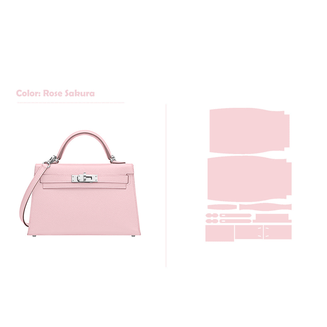 Wirkin® Full Grain Leather Mini Kylie Handbag - Advanced DIY Kit