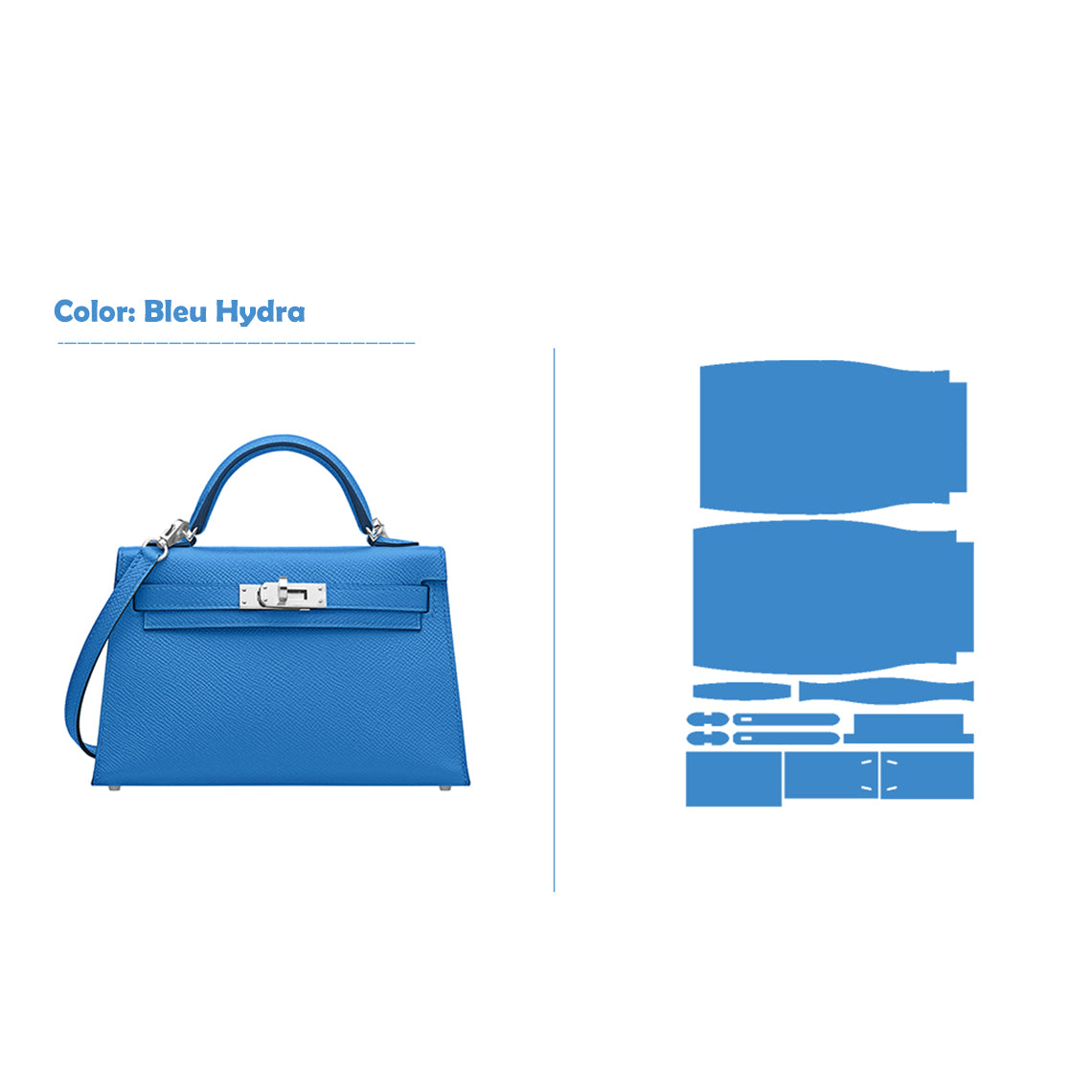 Wirkin® Full Grain Leather Mini Kylie Handbag - Advanced DIY Kit