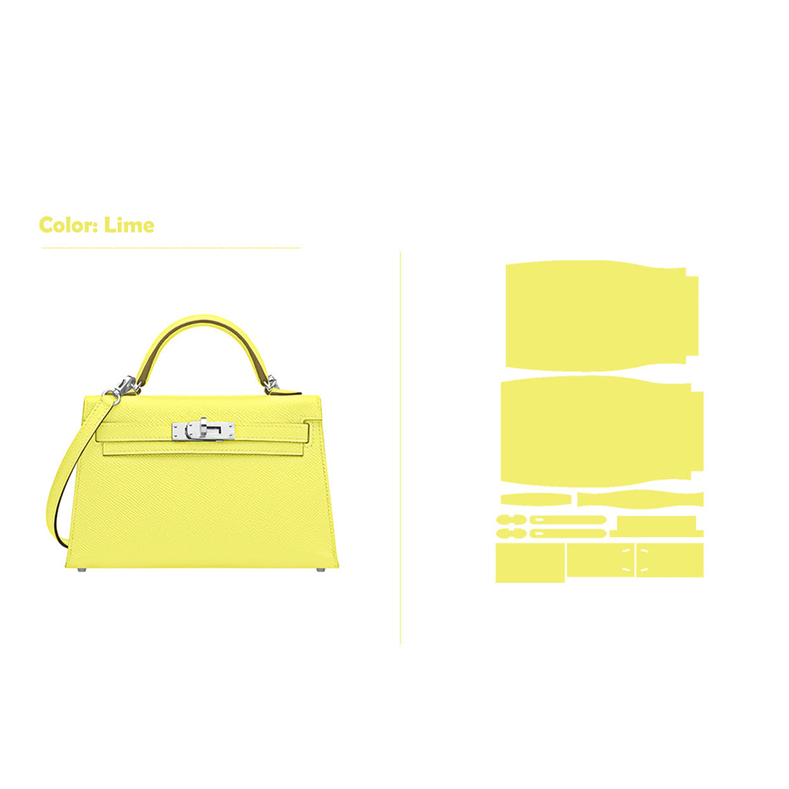Wirkin® Full Grain Leather Mini Kylie Handbag - Advanced DIY Kit